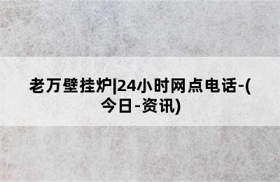 老万壁挂炉|24小时网点电话-(今日-资讯)